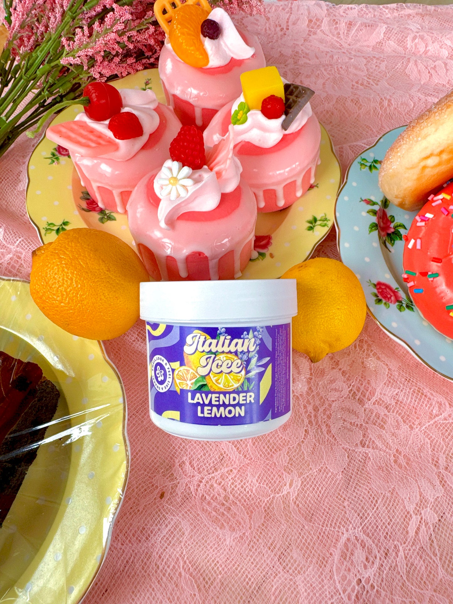 Italian Icee Sugar Scrub: Lavender & Lemon